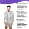 AMZ Medical Supply White Disposable Lab Coat Women and Men
