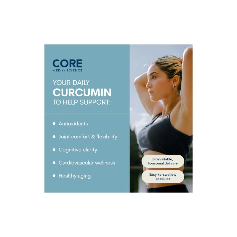 Pro Liposomal™ Cápsulas de curcumina 500 mg sin OMG, absorción