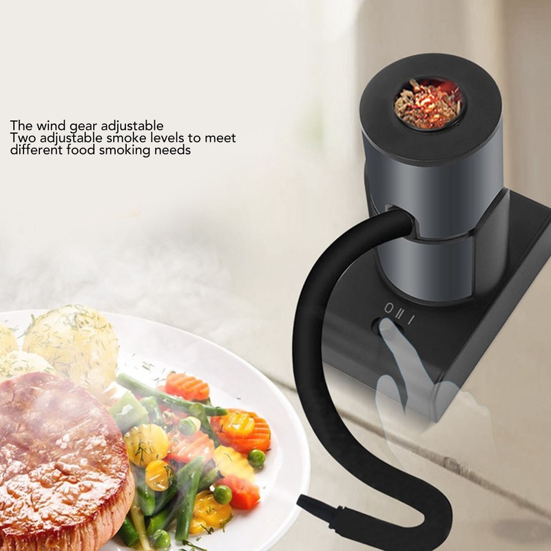 Portable Smoke Infuser Cocktail Drink Smoker 2 Gear DIY Kitchen