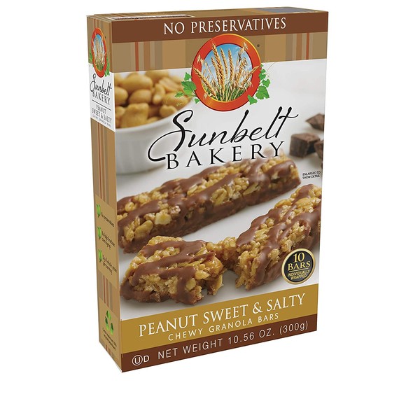 Sunbelt Bakery Peanut Sweet & Salty Chewy Granola Bars, 30 Count