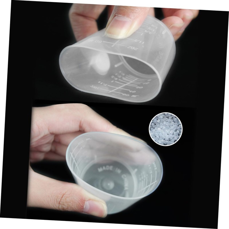 BIUDECO 60ml Plastic Measuring Cups Set Graduated Scale Cups for