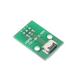sourcing map FFC FPC 6 Pin 0.5mm 1mm Pitch to DIP 2.0mm PCB Converter Board Couple Extend Adapter