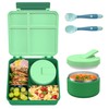 Bento Lunch Box with 8oz Soup Thermo, Leak-Proof Lunch Containers