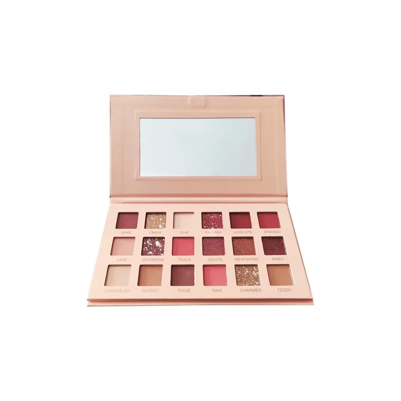 Paletá De Sombras Bare Maquillaje Para Ojos18 Tonos Neutros