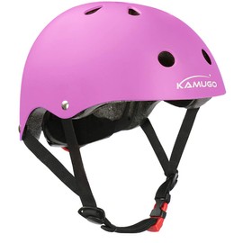 KAMUGO Kids Bike Helmet,Toddler Helmet Adjustable Bicycle Helmet Girls Or Boys Ages 2-3-4-5-6-8 Years Old,Multi-Sports for Cycling Skateboard Scooter
