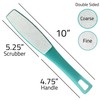1 ALAZCO Double Sided Foot File Pumice Ergonomic Handle Scrubber