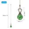 PATIKIL 15" Ceiling Fan Pull Chain, 2 Pcs Crystal Pull