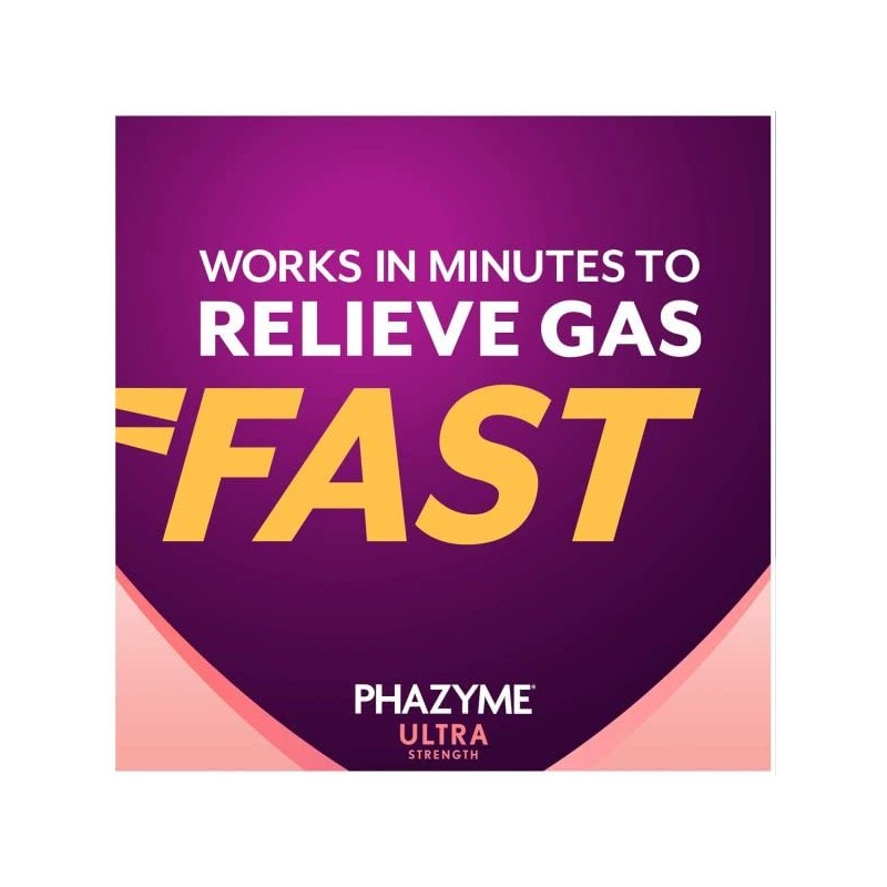 Phazyme Ultra Strength 180 mg Anti-Gas Softgels 48 Count (Pack