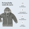Ehrenkind® Fleece jacket, wool fleece in the finest organic merino