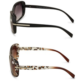 2 Pairs Women Bifocal Reading Sunglasses Reader Glasses Cateye Vintage Outdoor (2 Pairs (Black/Leopard), 3.00)