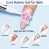 MIZHSE Solid Builder Gel for Nails Kit, 3D Sculpting Nail