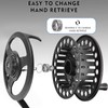 Fly Fishing Reel-NB Large Arbor 7/9wt, CNC-Machined Aluminum Alloy Fly