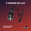 Linterna Sumergible, Lampara de Buceo, Linterna de Buzo, Interruptor Magnetico