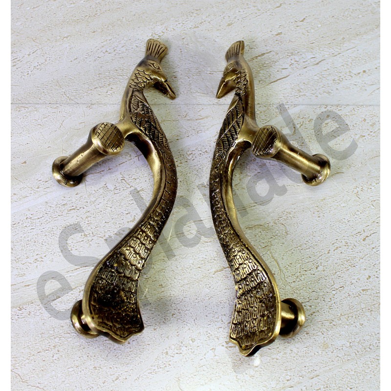 ESPLANADE - Designer Pair of Brass Door Handles (2 pcs)