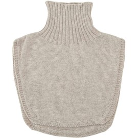 Livelively Neck Warmer with Shoulders, Organic Cotton, Made in Japan, Turtleneck, Cotton, gray