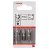 Bosch Professional Bit Extra-Hart für Pozidriv-Kreuzschlitzschrauben (PZ2, Länge: 25 mm,