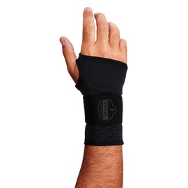 Ergodyne ProFlex 680 Wrist Support Sleeve, Compression Style, Adjustable Single Strap