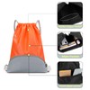 Vepudi Waterproof Drawstring Backpack with Zipper Pocket – Lightweight Sackpack
