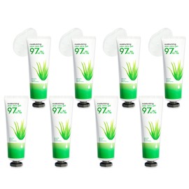 Fusang 8Pcs Organic Aloe Vera Gel for After Sun Skin Care,Natural Moisturizing Aloe Vera Gel for Face & Body,Easy to Portable Face Moisturizer,Travel Size Pure Vera Aloe Gel for all Skin Types G