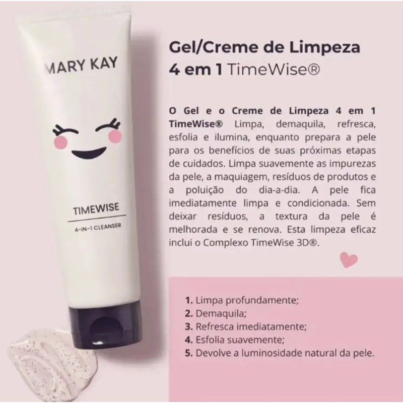 Limpiadora Facial 4 En 1 Mary Kay Timewise Combinada/grasa Mixta