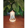 Olive Wood Christmas Bell Ornament Nativity Scene Set Handmade in