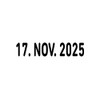 Trodat 1010 Classic Date Stamp, Month Abbreviations (German Language), Imprint