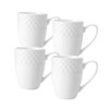 Mikasa Trellis Bone China 16-Piece Dinnerware Set, Service for 4,