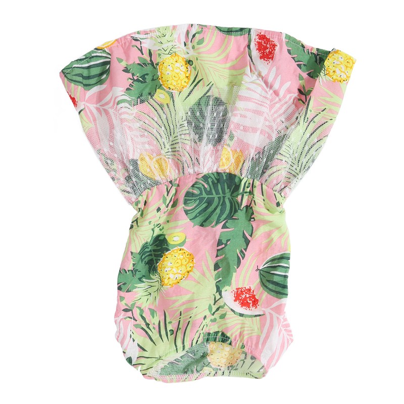 Dog Dress Romantic Classic Leaf Pattern Soft Comfortable Doggie Princess