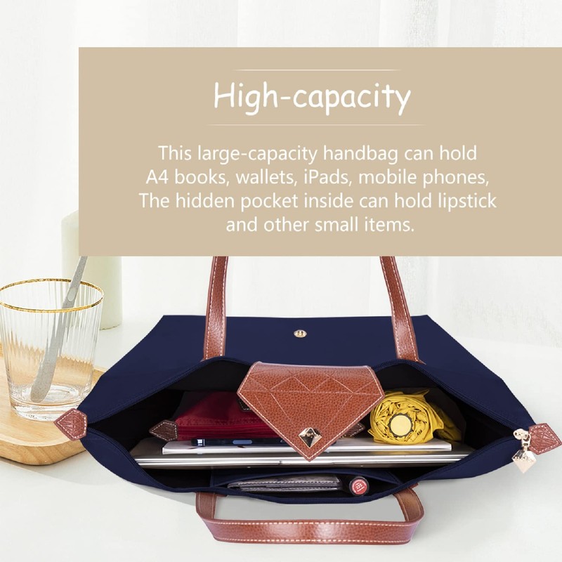 BOJLY Tote Bags for Women Stylish Waterproof Nylon Ladies Shoulder