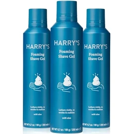 Harrys Harry's Shave Gel, Formulated with an Aloe Enriched Formula, 3 pack (6.7oz)