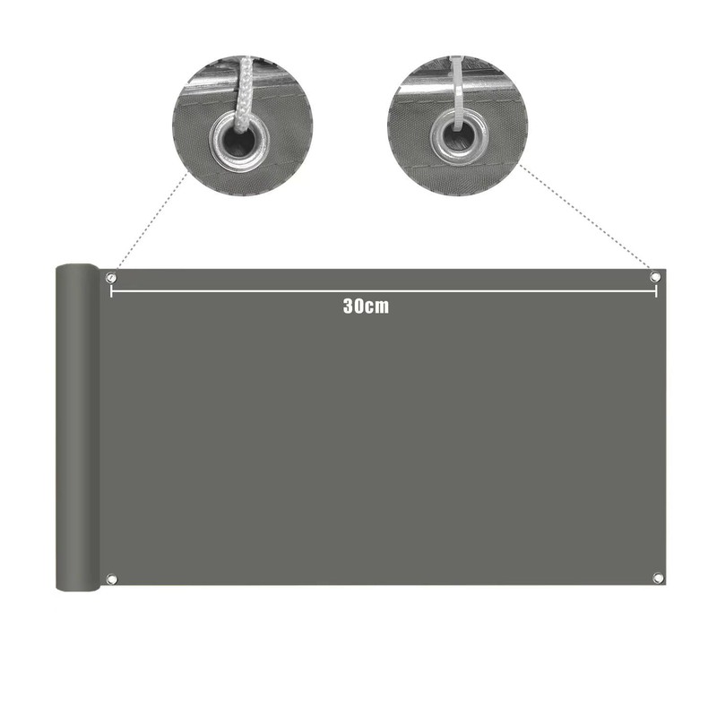 WEALSFUN Balcony Privacy Screen, Balcony Cover (390 Sizes and 8