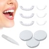 Zahnprothese,Veneers Zähne Set Oben und Unten,3 Paar Falsche Künstliche Temporäre