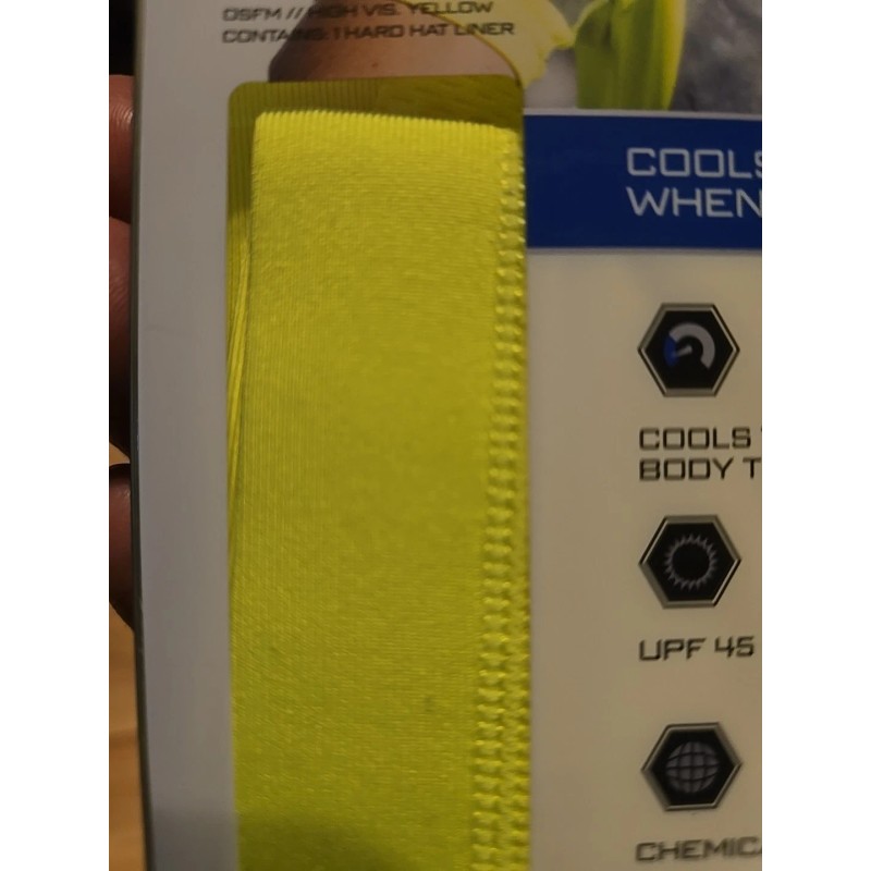 MISSION ENDURACOOL Hard Hat Liner YELLOW (696)