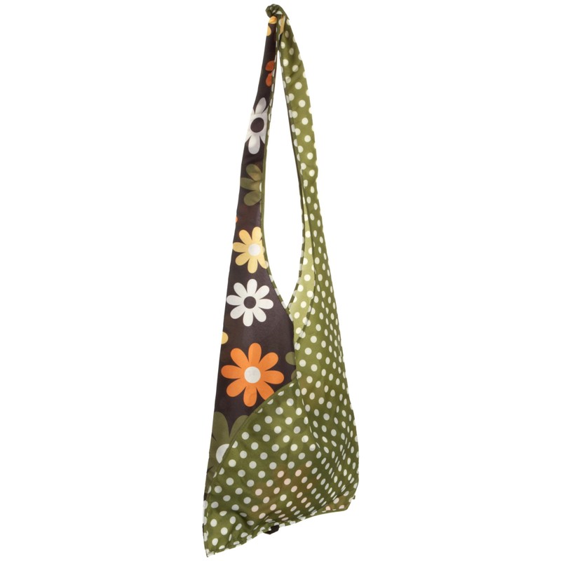 Envirosax Slingsax Messenger Bag, Daisy Dots, One Size