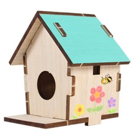DIY Wooden Model Assembly Kit: Making a Small Birdhouse CM-858 / DIY 나무 모형 조립 키트 작은 새집 만들기 CM-858