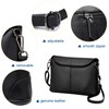 Genuine Leather Crossbody Bags for Women Medium Shoulder Purses Clutch