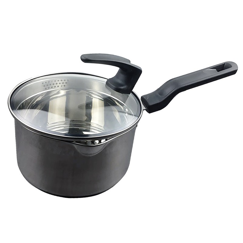 Milk Pot Thicken Stainless Steel Small Pot Nonstick Saucepan Portable