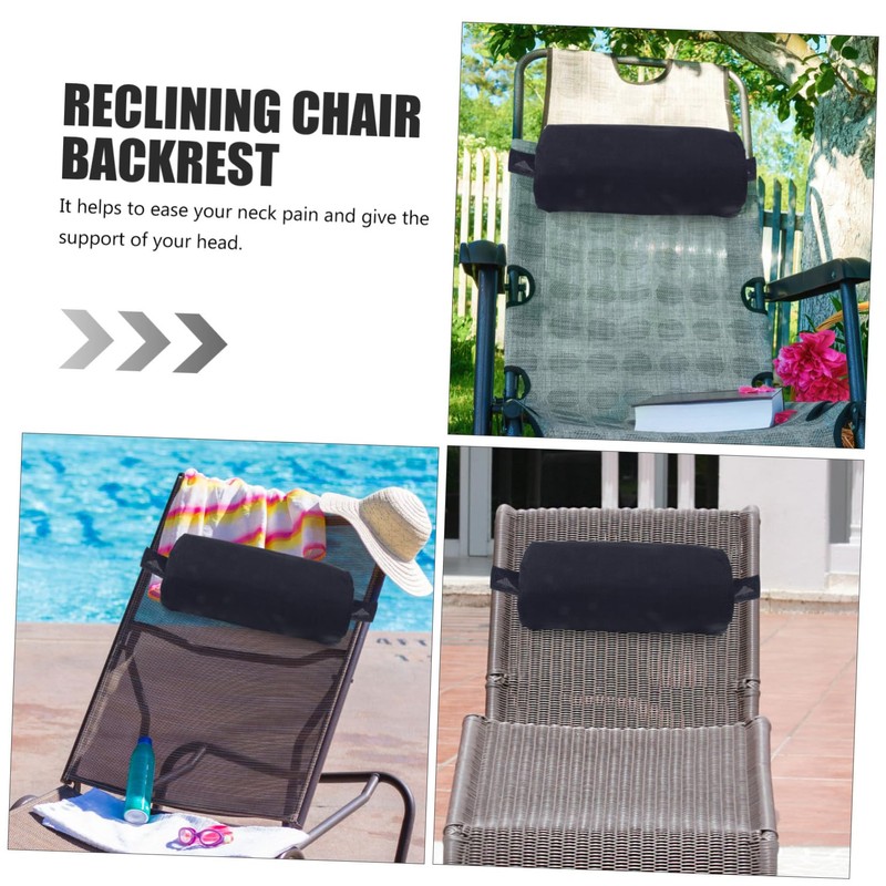 Levemolo Removable Beach Chair Headrest Pillow Support for Outdoor Chairs