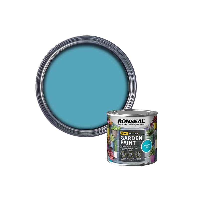 Ronseal - Garden Paint Summer Sky 250ml