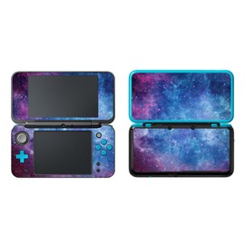 UUShop® Vinyl Cover Decals Skin Sticker for New 2DS XL/LL - Purple Nebular