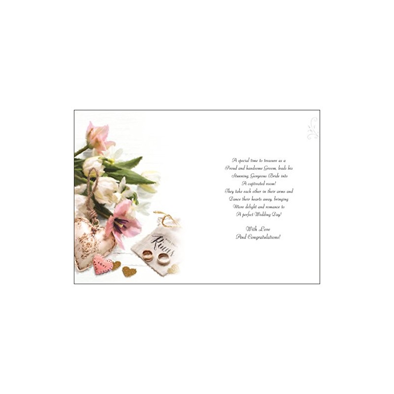 Granddaughter & Her Husband Wedding Day Card