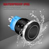 DaierTek - Interruptor de Botón Pulsador de 22 mm, Impermeable,