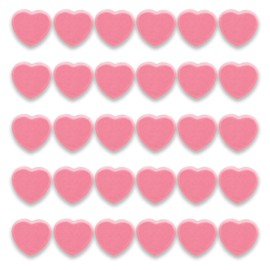 PYJLBX Magnets for Magnetic Board, Pack of 30 Magnetic Magnets Strong Fridge Magnets Fridge Magnets Mini Magnets Small Magnets Strong Hold Whiteboard Magnets for Blackboard Pin Board (Heart, Pink)