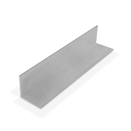 Outwater Industries Extruded 90 Degree Aluminum Angle Alu1569-M Mill Finish 1-1/2''X1-1/2''X1/16 Aluminum Angle Moulding 46 Inch Lengths (Pack of 3)