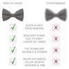 Babies Classic Pre-Tied Bow Tie Formal Solid Tuxedo, by Bow