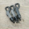 AKOAK 4 Pack Black Plastic Light Weight Swivel Snap Hooks