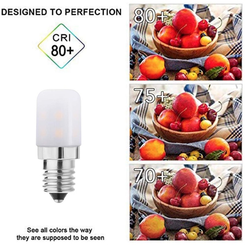 Makergroup E12 LED Light Bulbs for Refrigerator Flea Trap Dryer