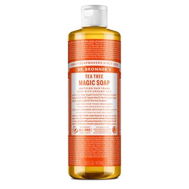 Dr. Bronner's Magic Soap TE (Tea Tree) 473ml Clear and Fresh Scent Plant Oil Multi-Organic Soap