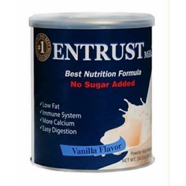 Avi Trade Corp Entrust Powder, Vanilla - 6 cans/case 14.1oz, No Sugar Added