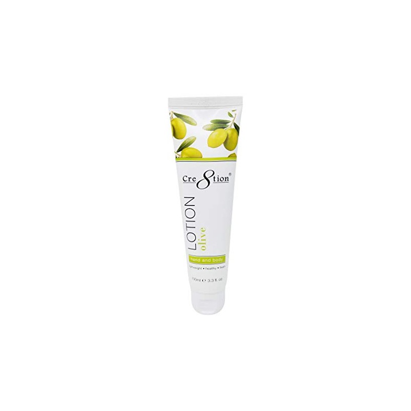 Cre8tion Premium Hand and Body Lotion, Made in Korea (Olive)
